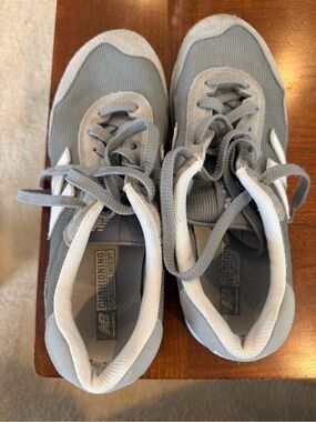 New Balance Gray and White Men's Sneakers